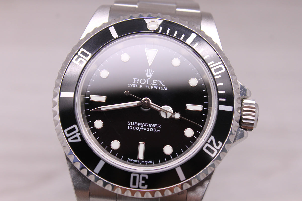 Rolex Submariner 14060M Men 40mm Steel Automatic Divers Watch Box Papers No Date