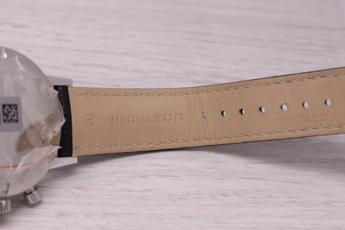 Hamilton Intra-Matic Chronograph 40mm Mens MINT Mechanical Watch Swiss H38429710