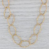 Marco Bicego Marrakech Onde Coil Link Necklace 18k Yellow Gold 17"