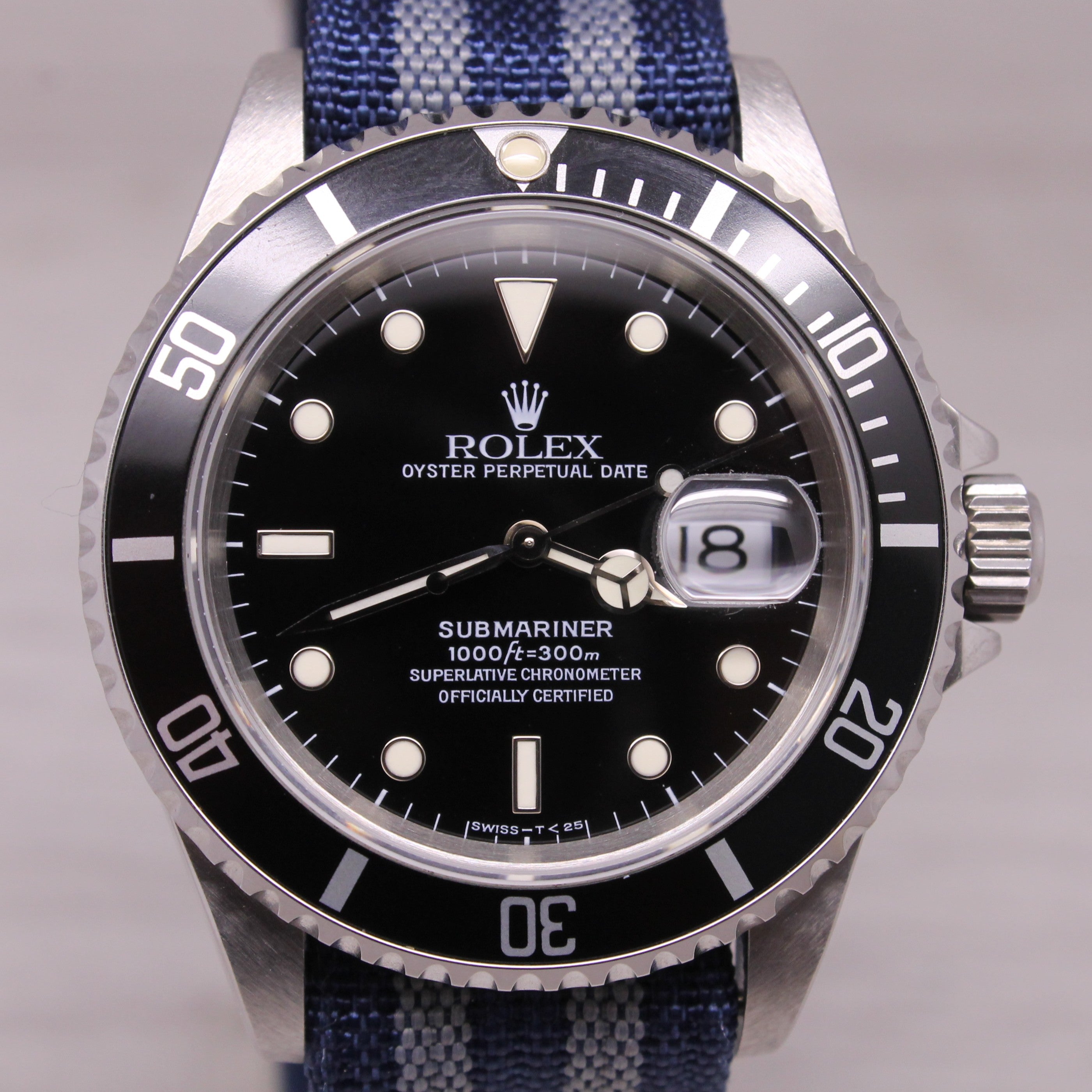 Vintage 1996 Rolex Submariner 16610 40mm Steel Divers Watch Original & Nr Mint