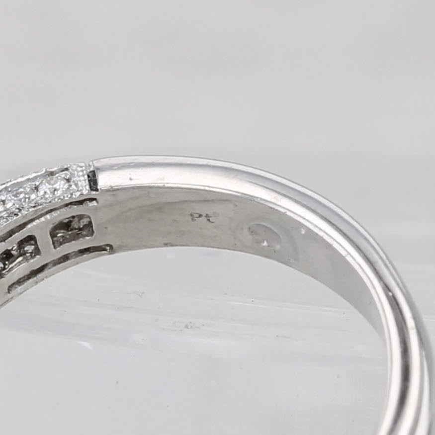 Light Gray Shane & Co Marquise Diamond Engagement Ring Wedding Band Bridal Set Platinum EGL