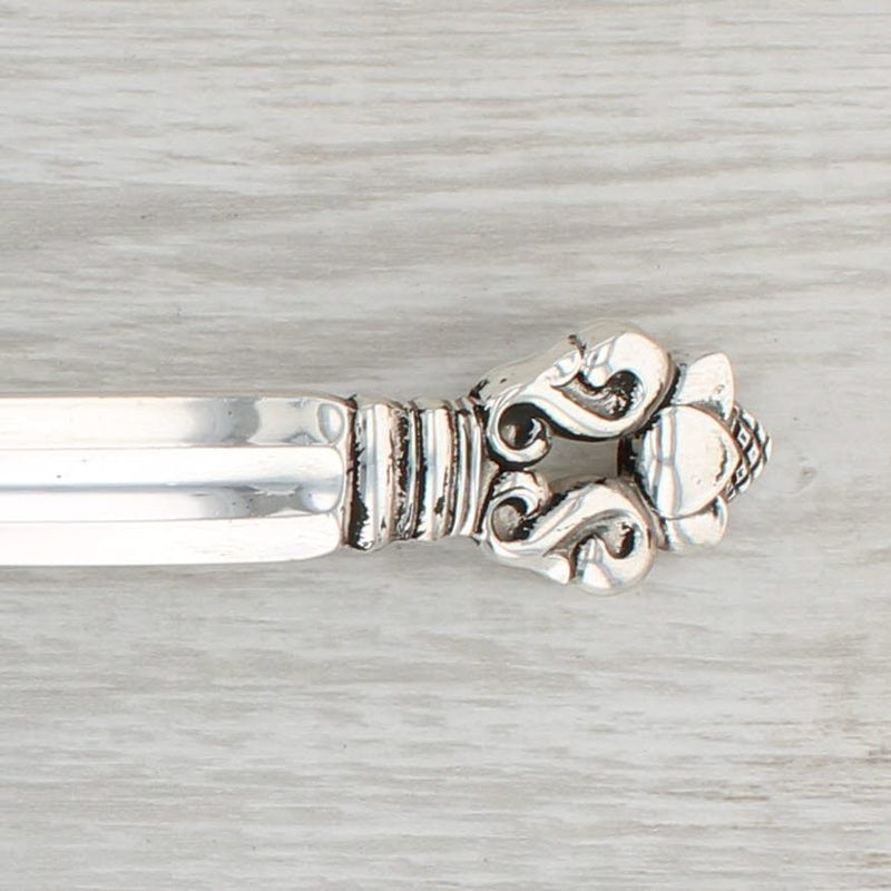 Jensen Acorn Ladle Sterling Silver 7.75" Serving Utensils Vintage
