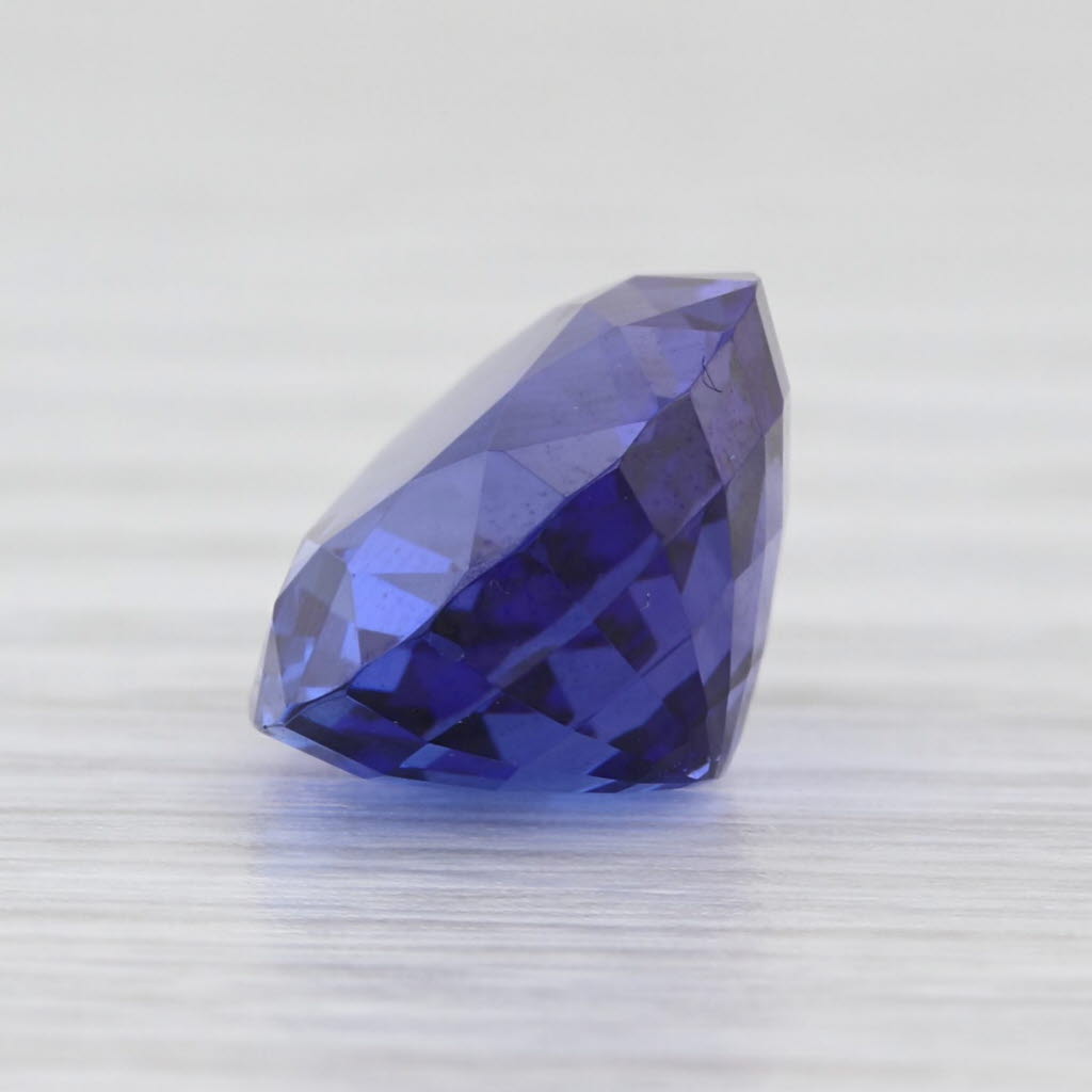 9.72ct Loose Tanzanite Solitaire Oval Brilliant Cut GIA Cert For Setting