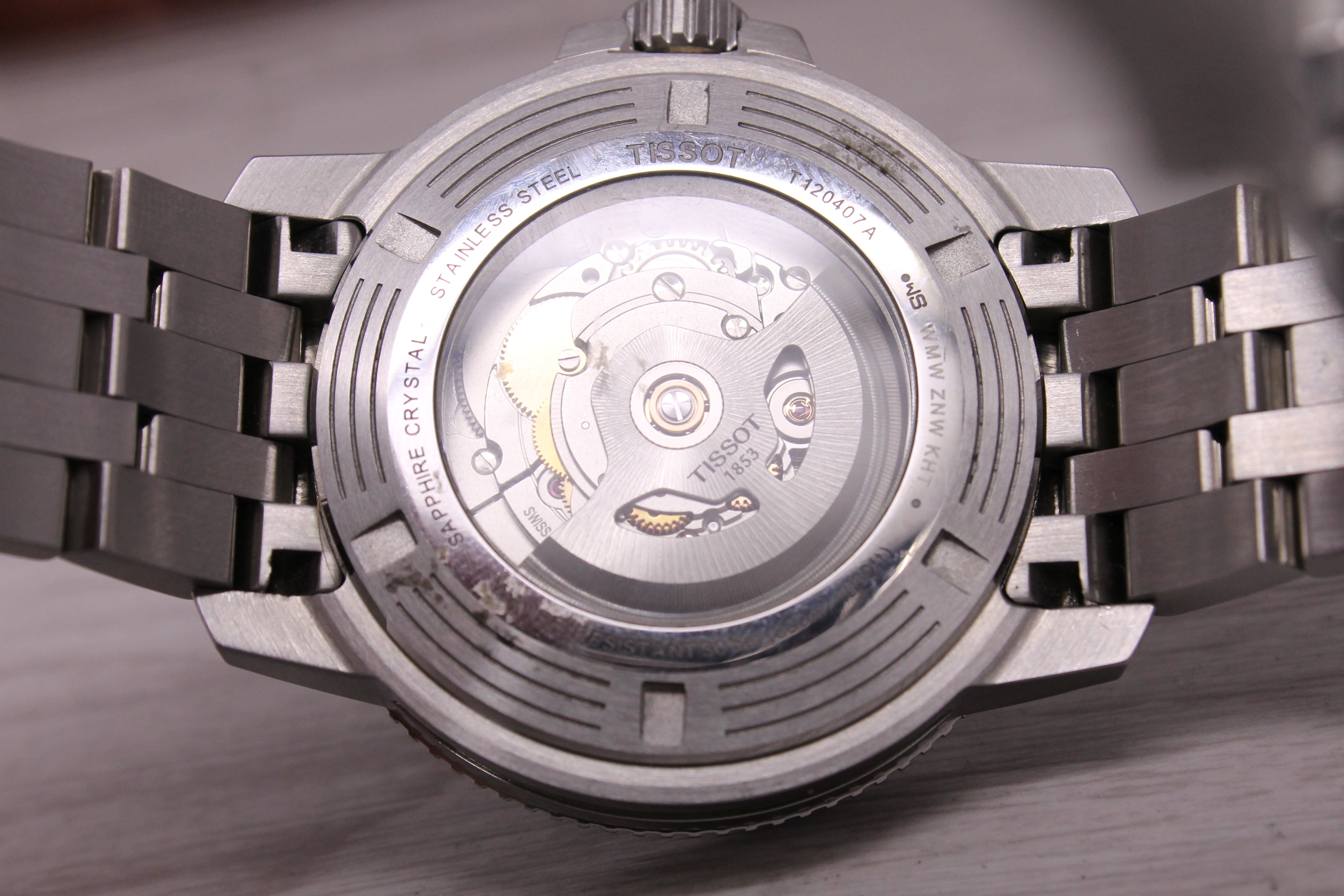 Tissot Seastar 1000 Mens Automatic Watch 43mm Steel Swiss Date T120407A Box