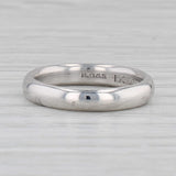 Gray Vintage Wedding Band 18k White Gold Ring Size 5.25 Fidelity British Hallmarks