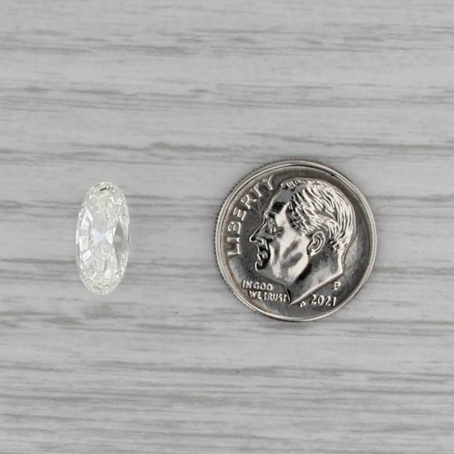 GIA 3.04ct Loose Diamond Solitaire Oval Brilliant Cut K SI1 For Setting