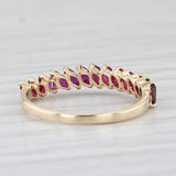Light Gray 0.75ctw Ruby Ring 14k Yellow Gold Size 7 Stackable