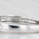 Light Gray 0.37ctw Round 3-Stone Diamond Engagement Ring 10k White Gold Size 7