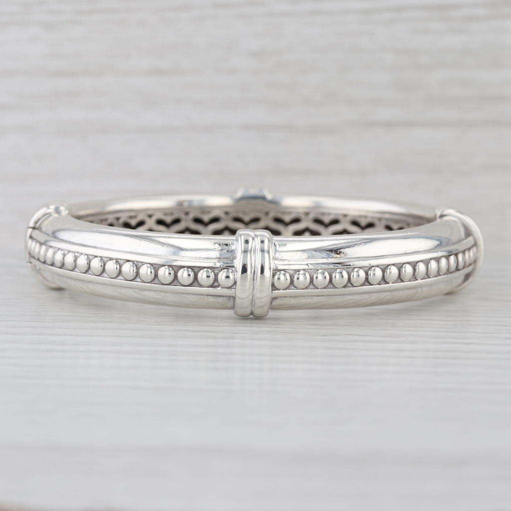 Slane & Slane Bangle Bracelet Sterling Silver 14k Gold Hinged Stackable
