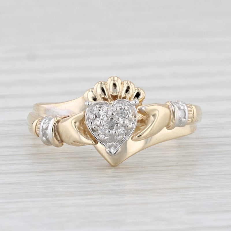 Claddagh ring, ladies silver Irish Turquoise and Diamond claddagh ring –  Irish Jewelry Design