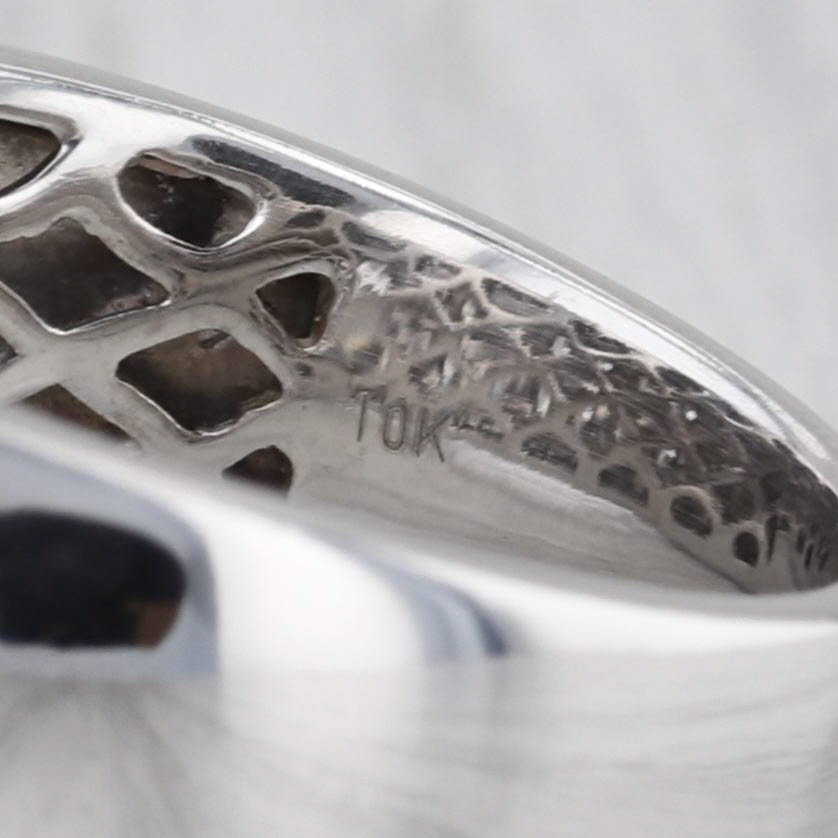 1.82ctw Diamond Ring 10k White Gold Size 7 Wedding Anniversary Band