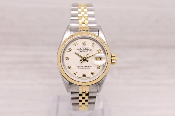 1990 Rolex Datejust Ladies 69173 Steel & Gold Automatic Watch Jubilee Serviced