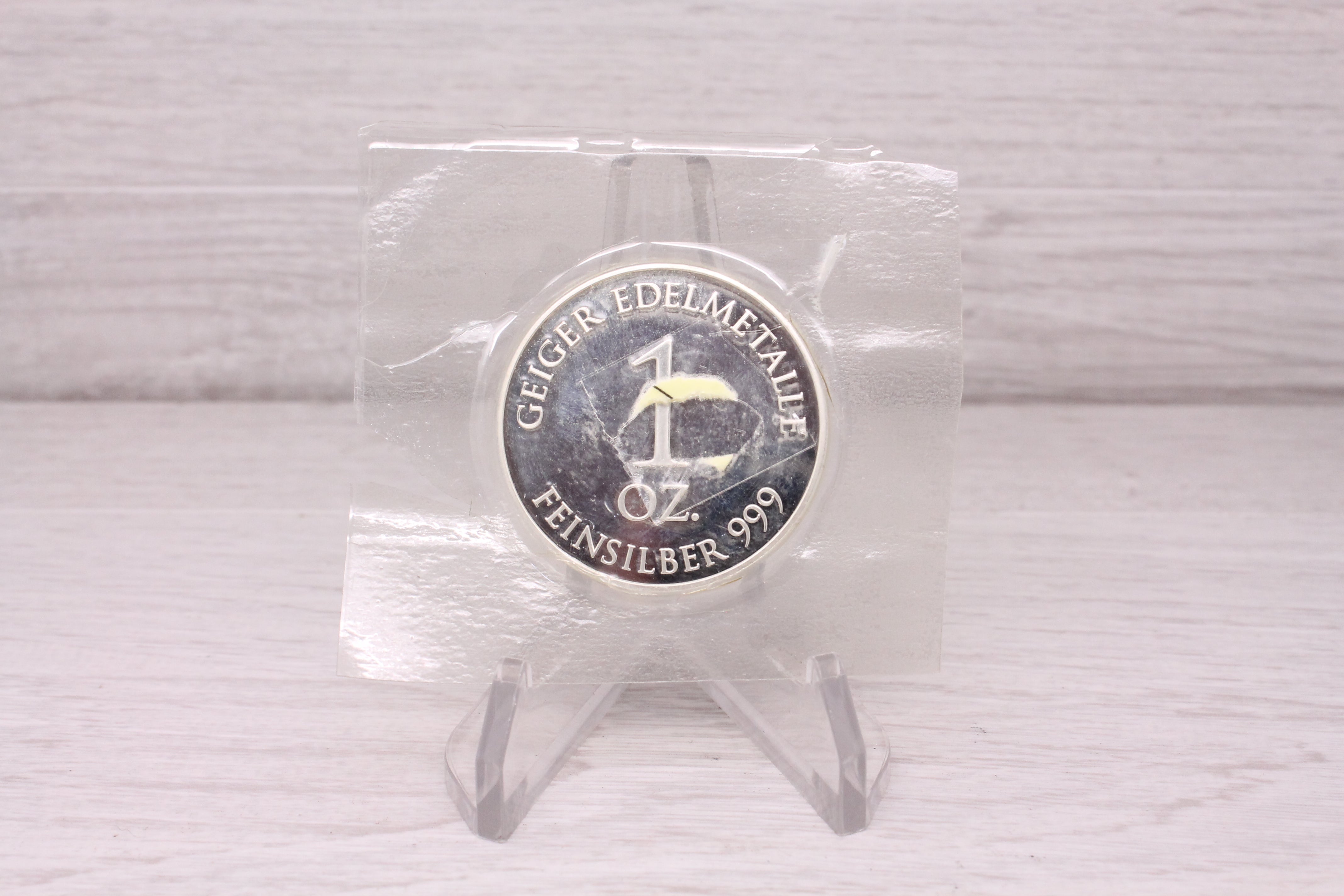 2010 1oz Geiger Schloss Guldengossa .999 Fine Silver Bullion Round Rare