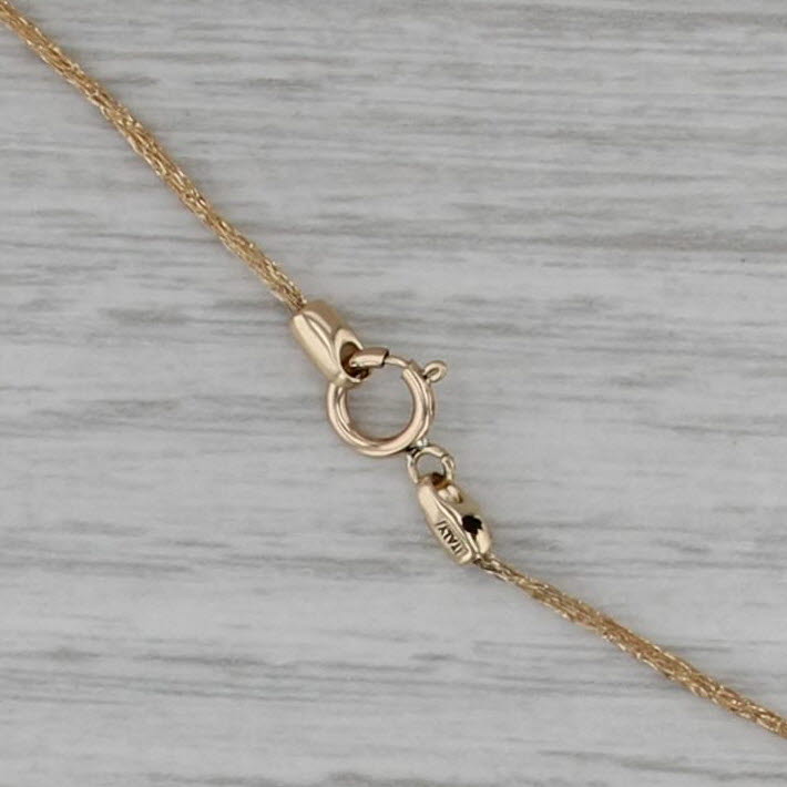 11.50ctw Cubic Zirconia Station Mesh Chain Necklace 14k Yellow Gold 18"