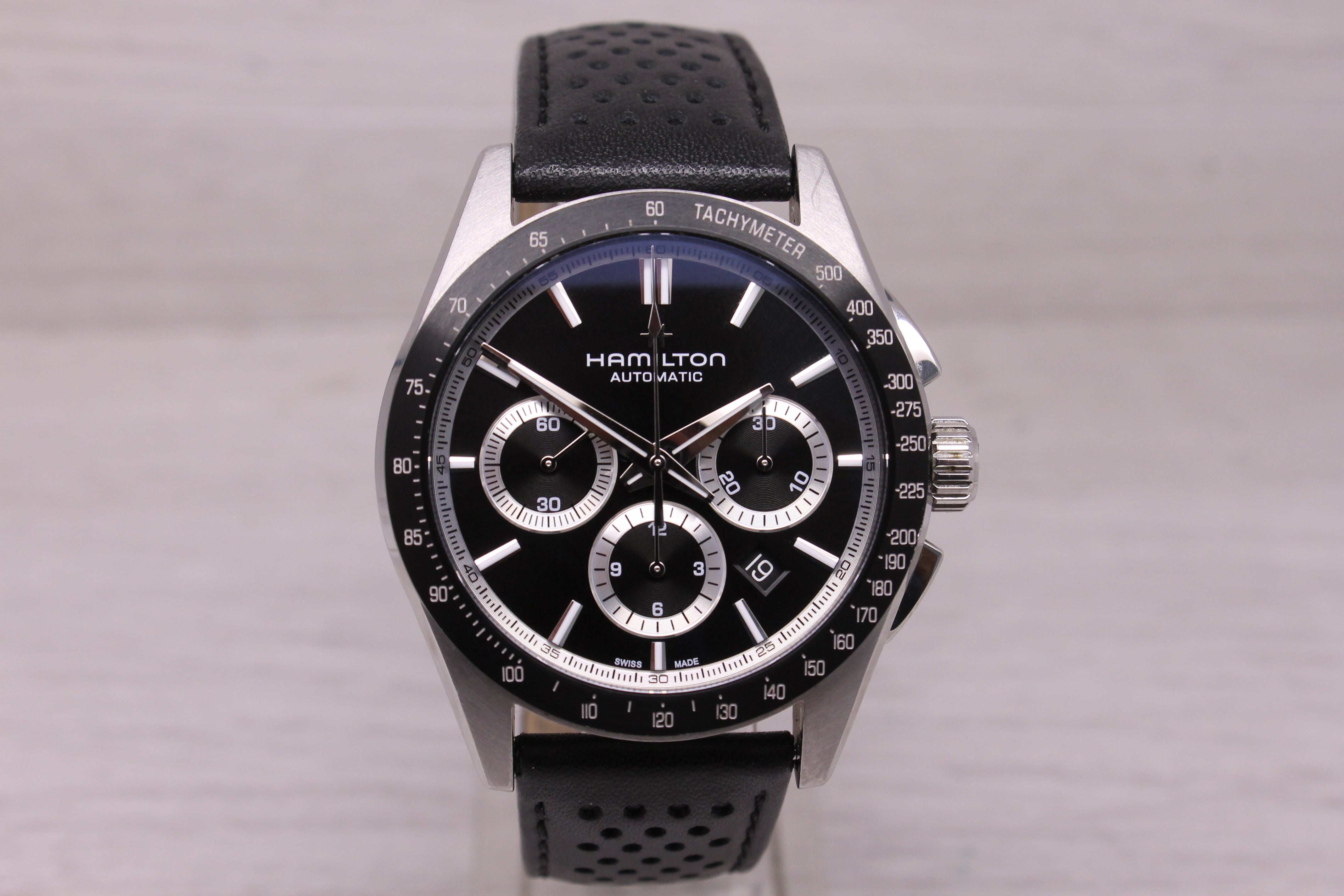 Hamilton Jazzmaster Performer 42mm Steel Automatic Chronograph Watch H36606730