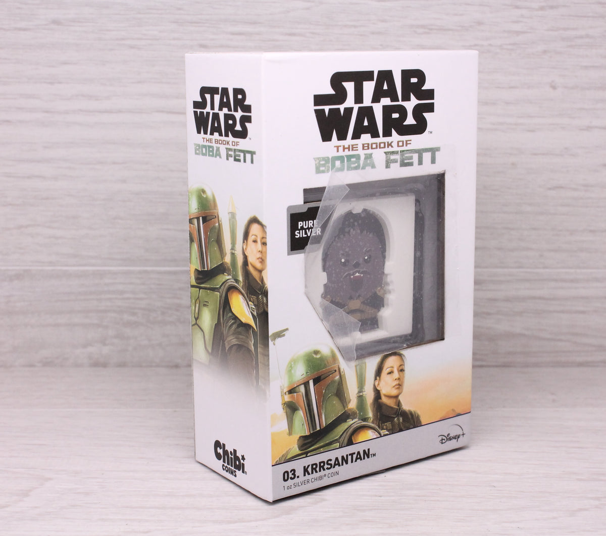 Star Wars Krrsantan 1oz Fine Silver Chibi Coin Boba Fett Niue New Zealand 2022
