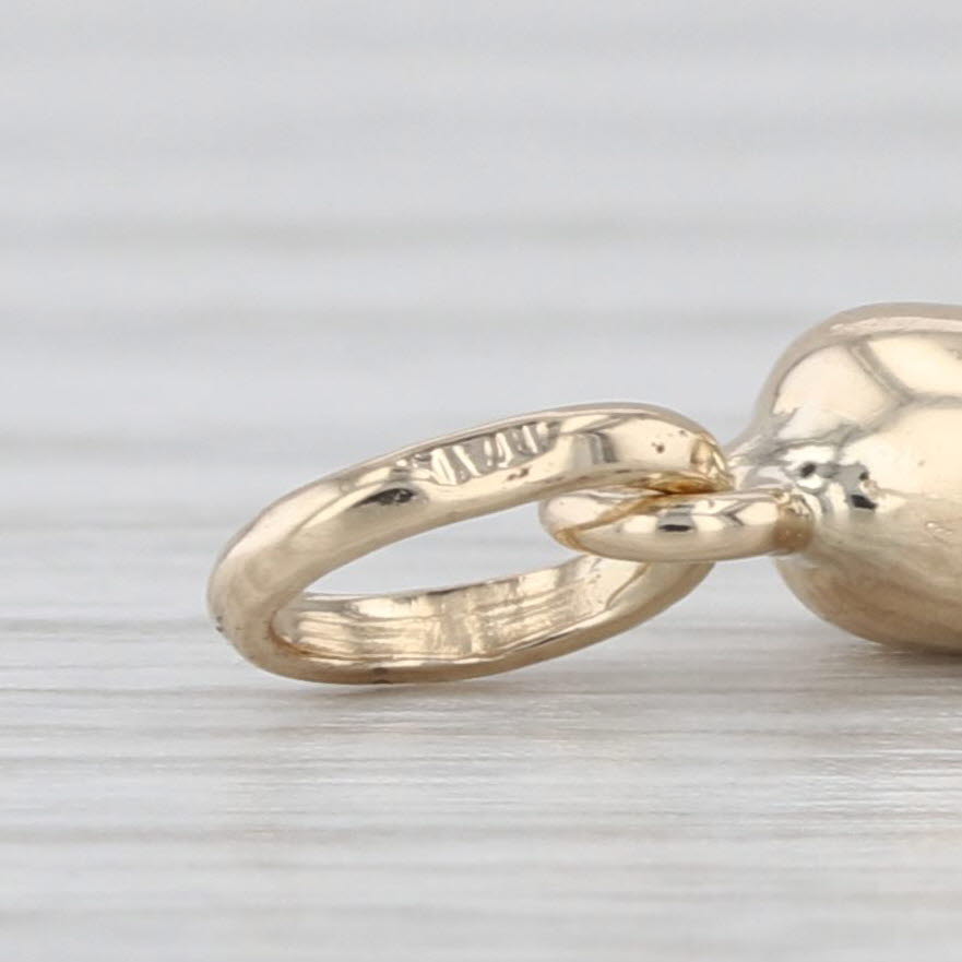 Vintage Italian Horn Good Luck Talisman Charm 14k Yellow Gold Charm