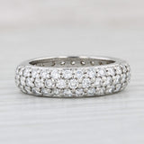 Light Gray 2.50ctw Pave Diamond Eternity Wedding Band Platinum Ring Anniversary Stackable