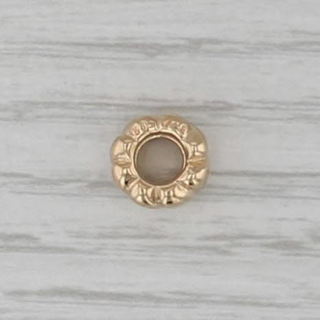 Authentic Pandora Small Hearts Spacer Bead Charm 14k Yellow Gold 750203