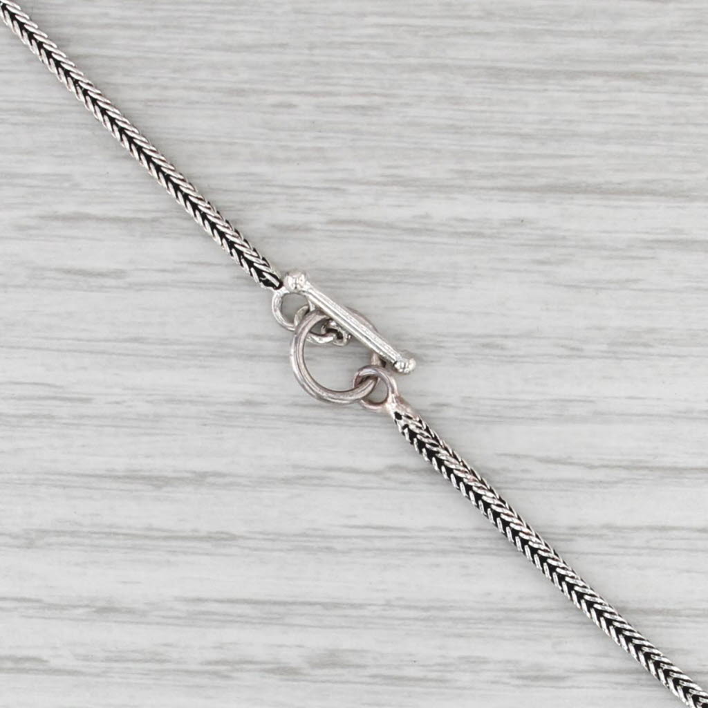 9.80ctw Lab Created Blue Spinel Purple Cubic Zirconia Necklace Sterling Silver