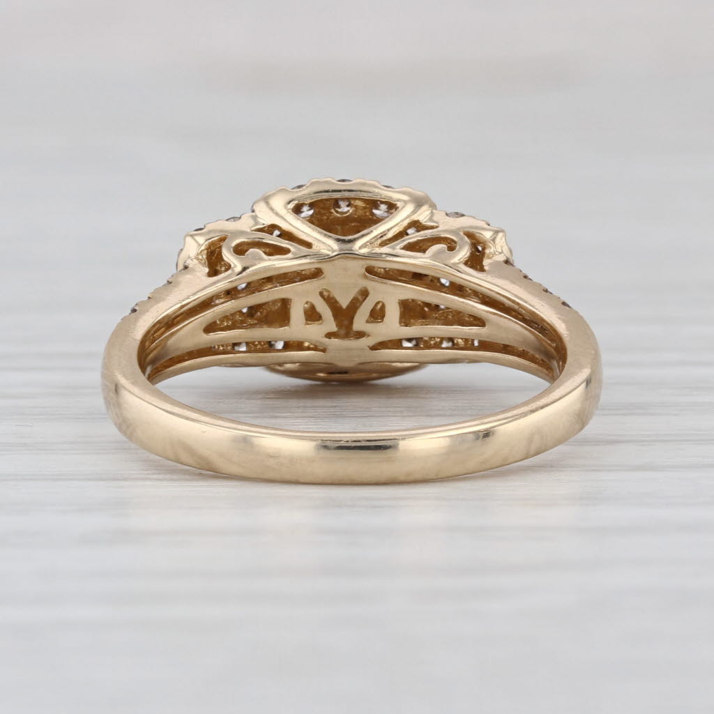Le Vian 0.75ctw Champagne Diamond Engagement Ring 14k Yellow Gold Size 7
