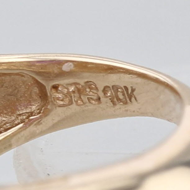 Amethyst Gemstone Ring 10k Gold Tourmaline Topaz Aquamarine Tanzanite Peridot