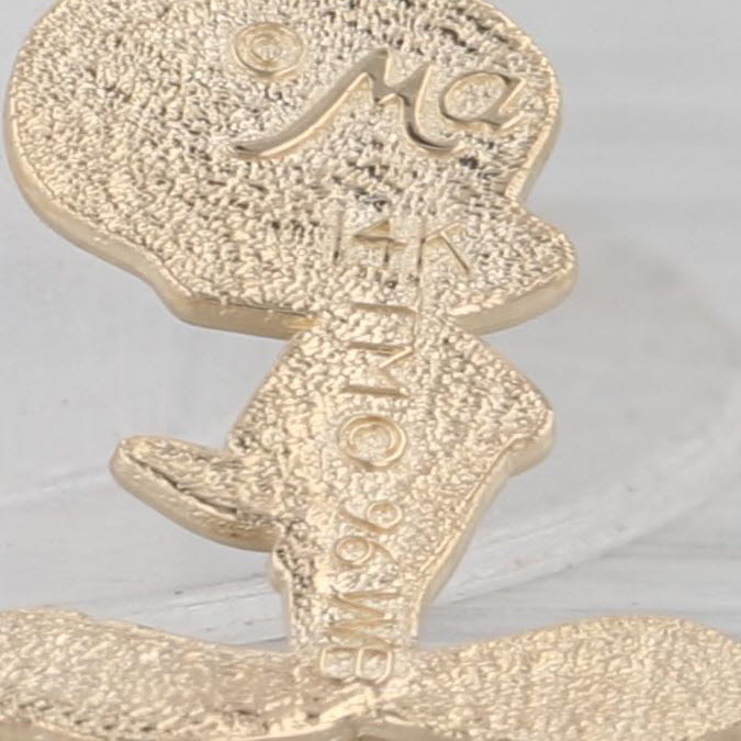 Tweetie Bird Cartoon Bird Pendant 14k Yellow Gold WB Looney Tunes Collectible