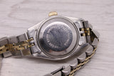 Vintage 1982 Rolex Date 6917 Ladies 26mm Steel & Gold Automatic Watch Jubilee