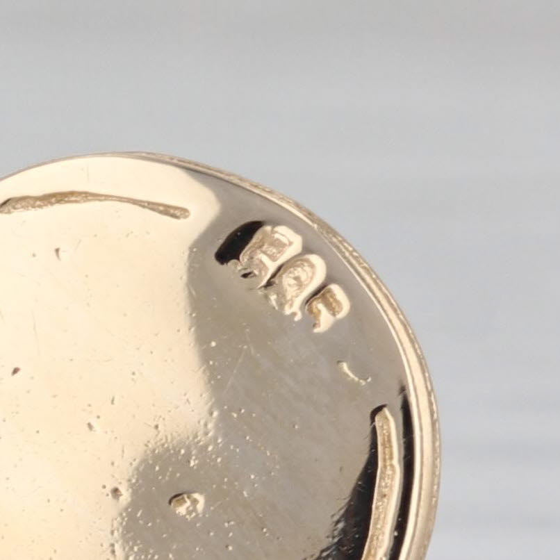 Vintage St Criox Sigar Mill Charm 14k Gold Bahamas Souvenir Pendant Opens