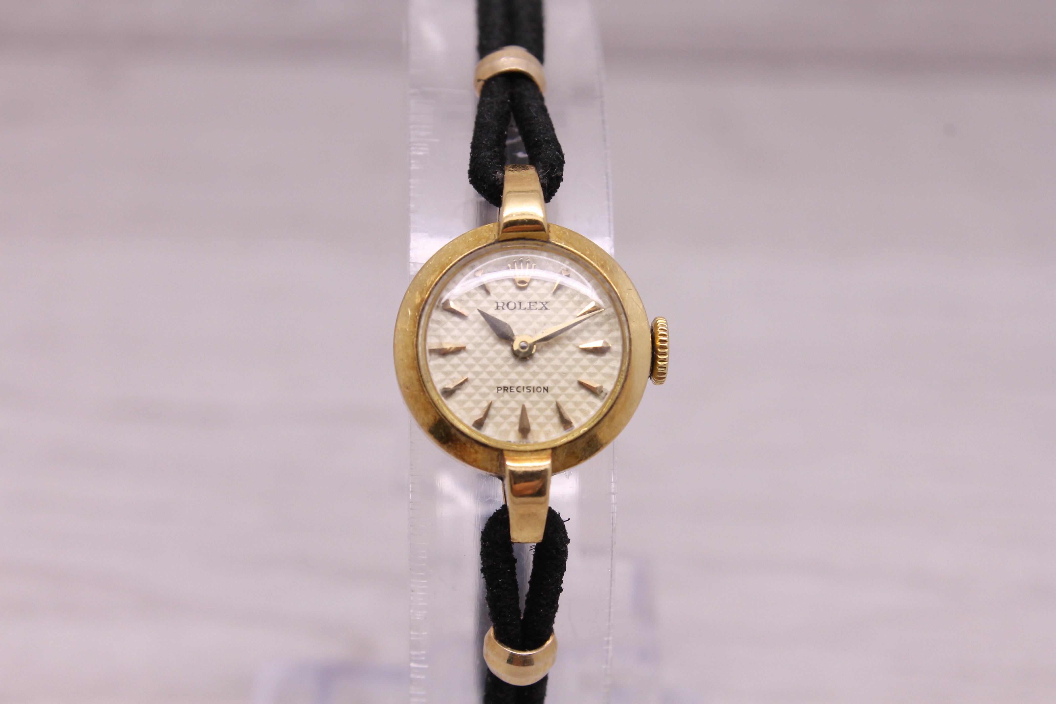 Vintage 1950s Rolex Ladies ref.8106 18k Gold Cocktail Watch ORIGINAL W