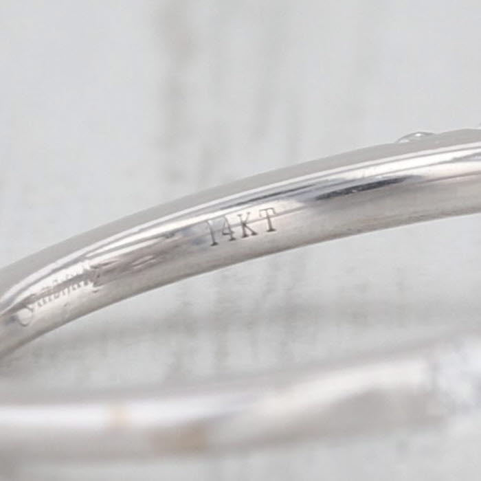 Ritani Cert GIA 1.69ctw Diamond Halo Engagement Ring 14k White Gold Size 5