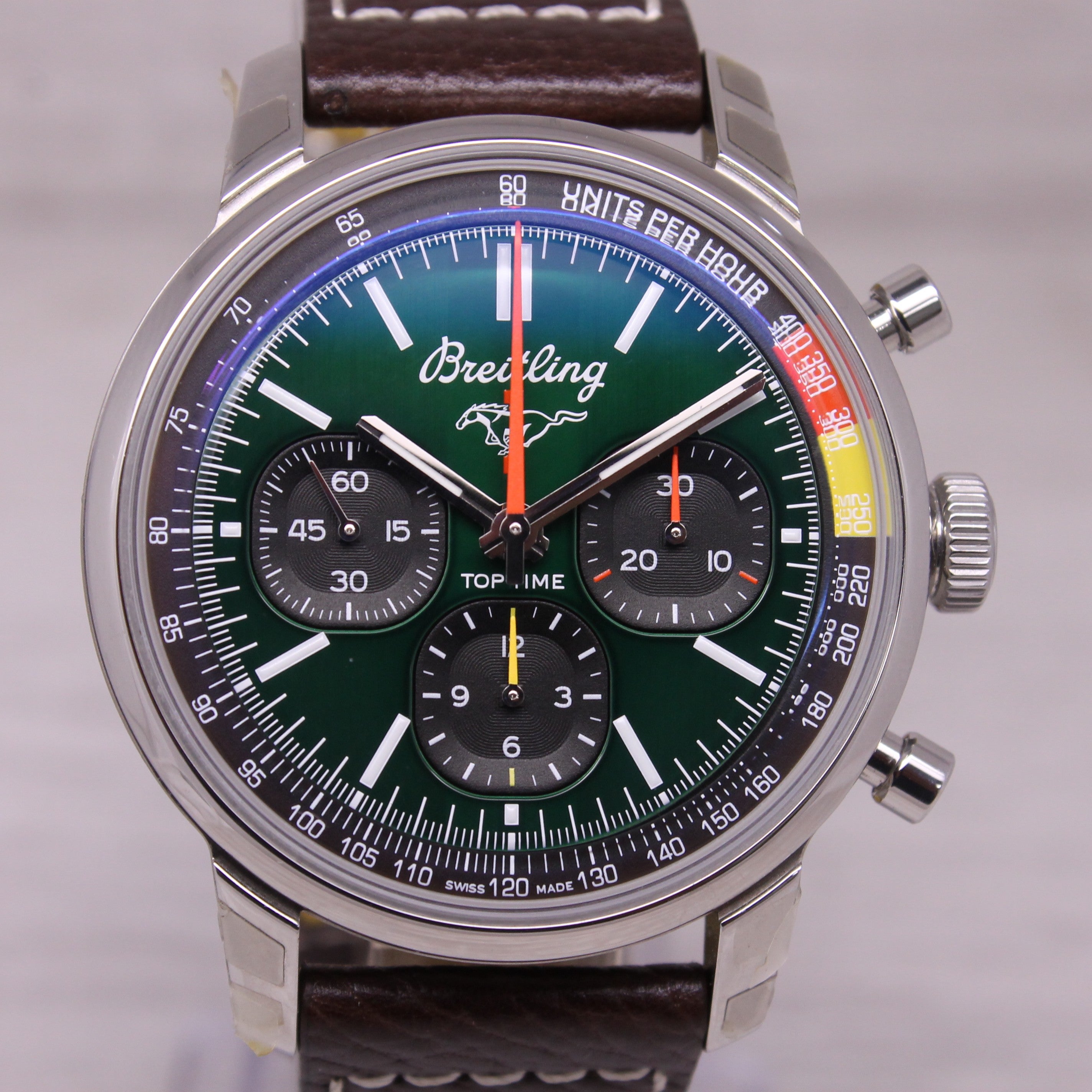 Breitling Top Time B01 Ford Mustang Men 41mm Steel Automatic Chronograph w Box