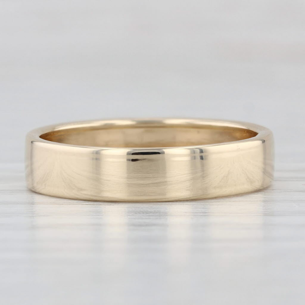Classic Women's Wedding Band 14k Yellow Gold Size 7.25 Ring Stackable