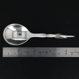 Black George Jensen #21 Ornamental Spoon Sterling Silver Denmark