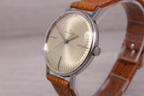 Rosy Brown Vintage 1960's Movado Sub Sea 34mm Steel Manual Watch ref.733 c.346 Rare Dial