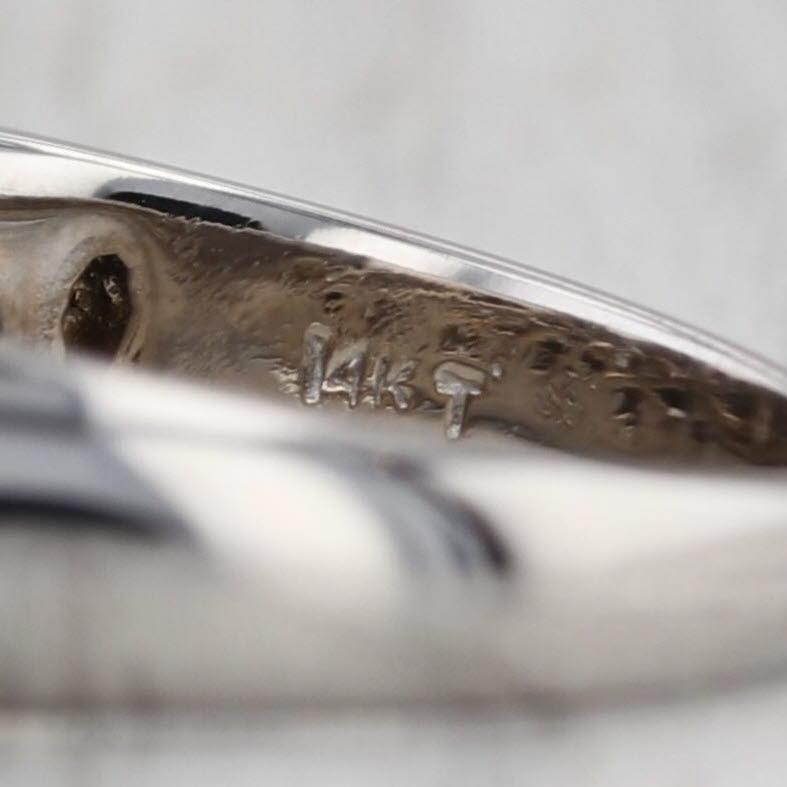 0.75ctw Diamond Ring 14k White Gold Size 8 Wedding Anniversary Band
