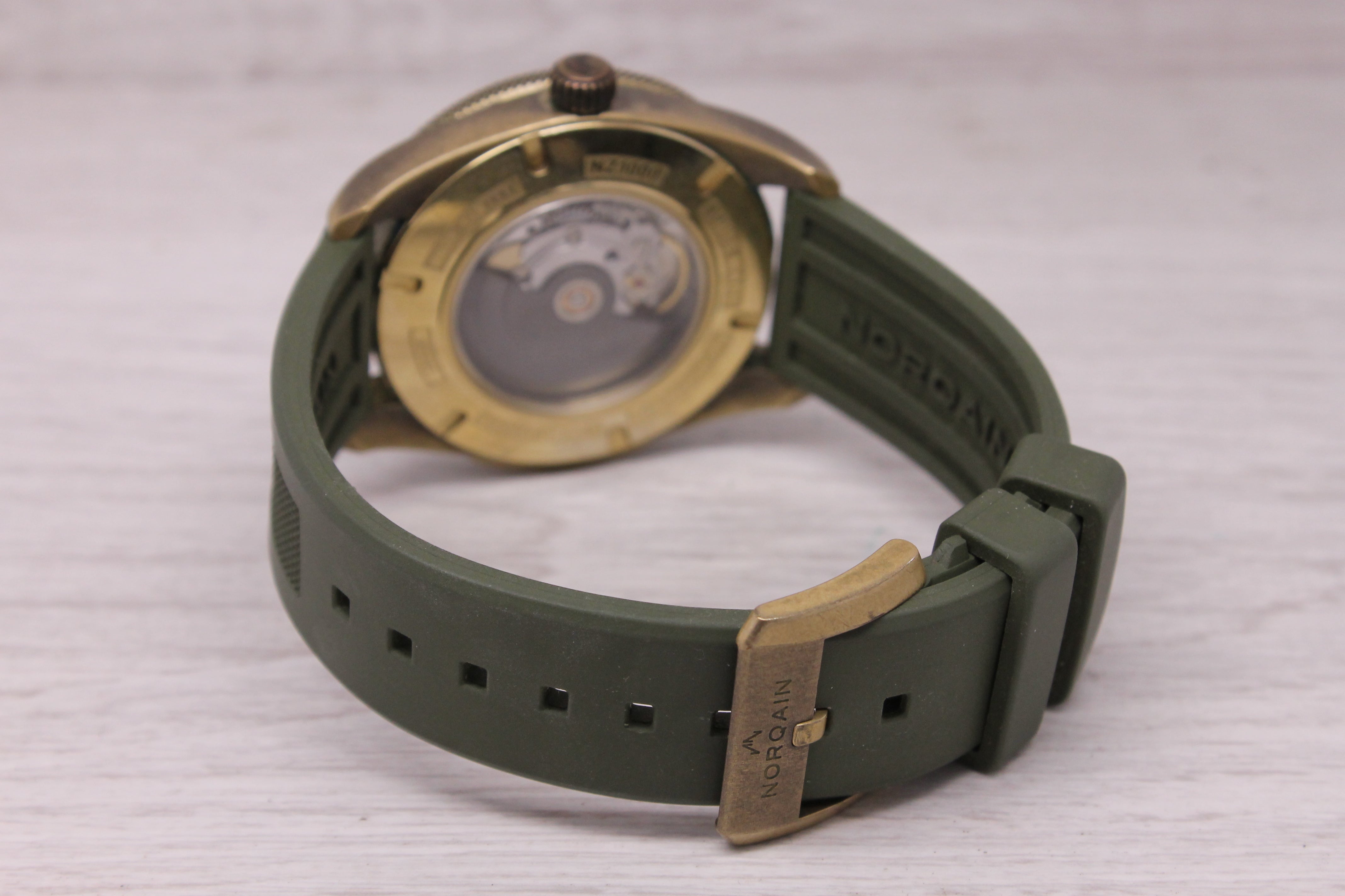 Norqain Adventure Sport 42mm Auto Watch Bronze Steel Swiss N1000.08Z01.E01.R02