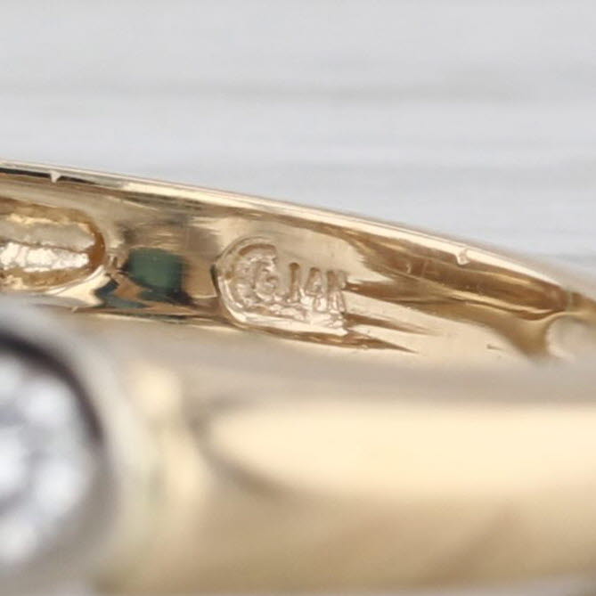 1.60ctw Oval Blue Sapphire Diamond Ring 14k White Gold Size 6.75 Engagement