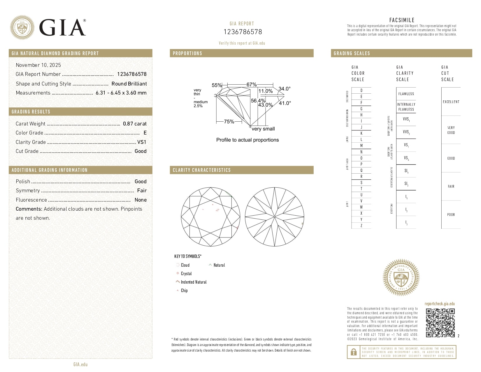 New 1.71ctw Diamond Stud Earrings 14k Yellow Gold GIA Round Solitaire Studs