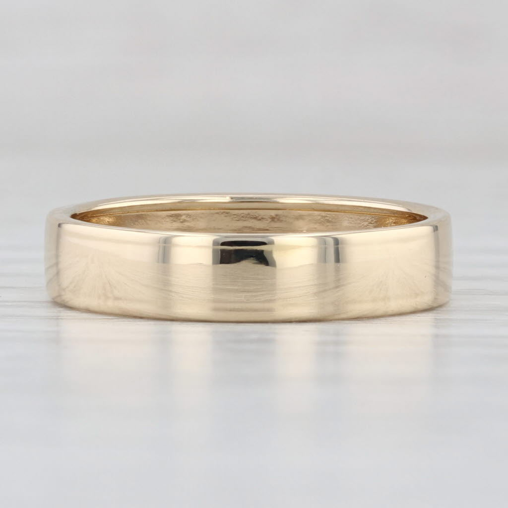 Classic Women's Wedding Band 14k Yellow Gold Size 7.25 Ring Stackable