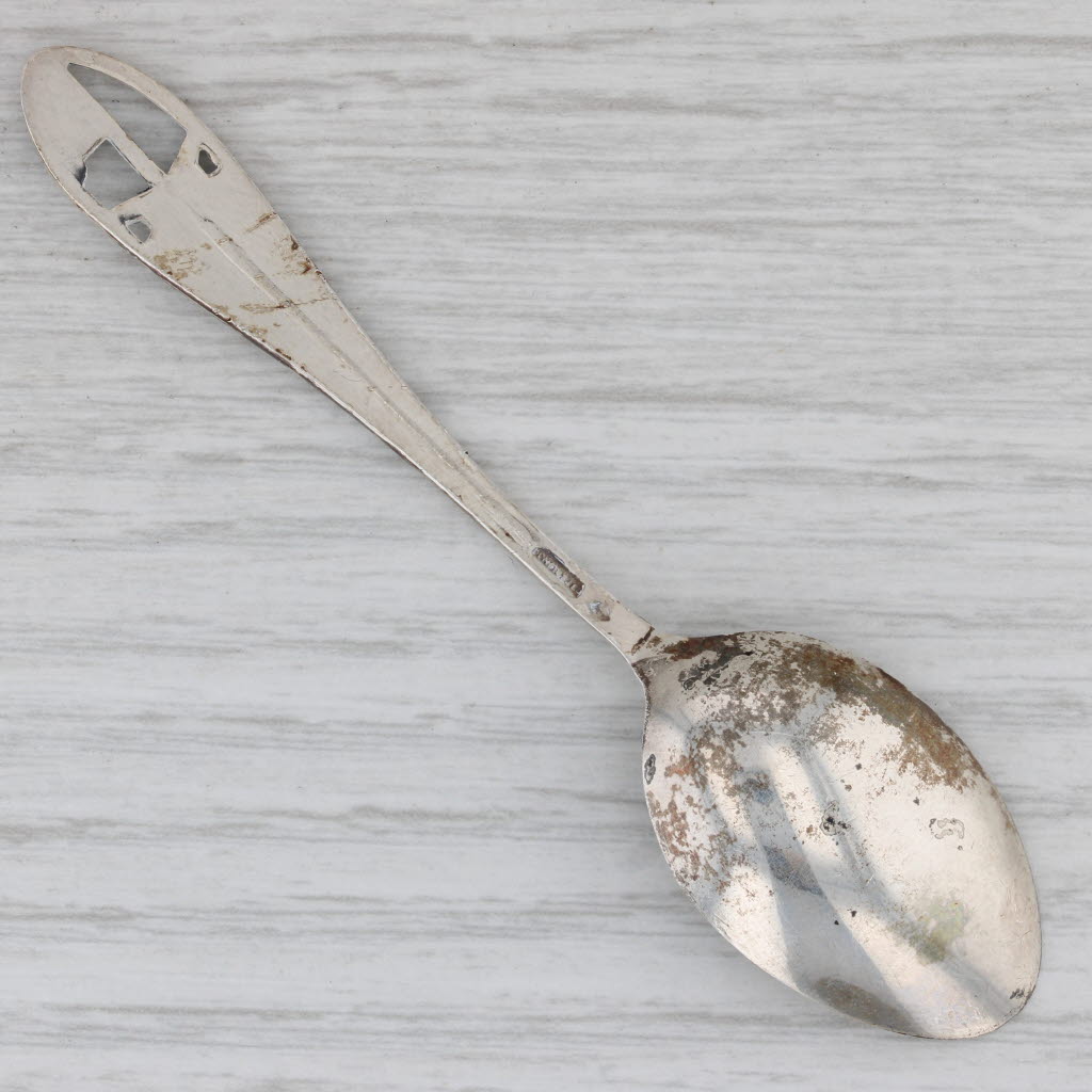 Gray Fort McHenry Maryland Souvenir Spoon Sterling Silver Vintage Tammen