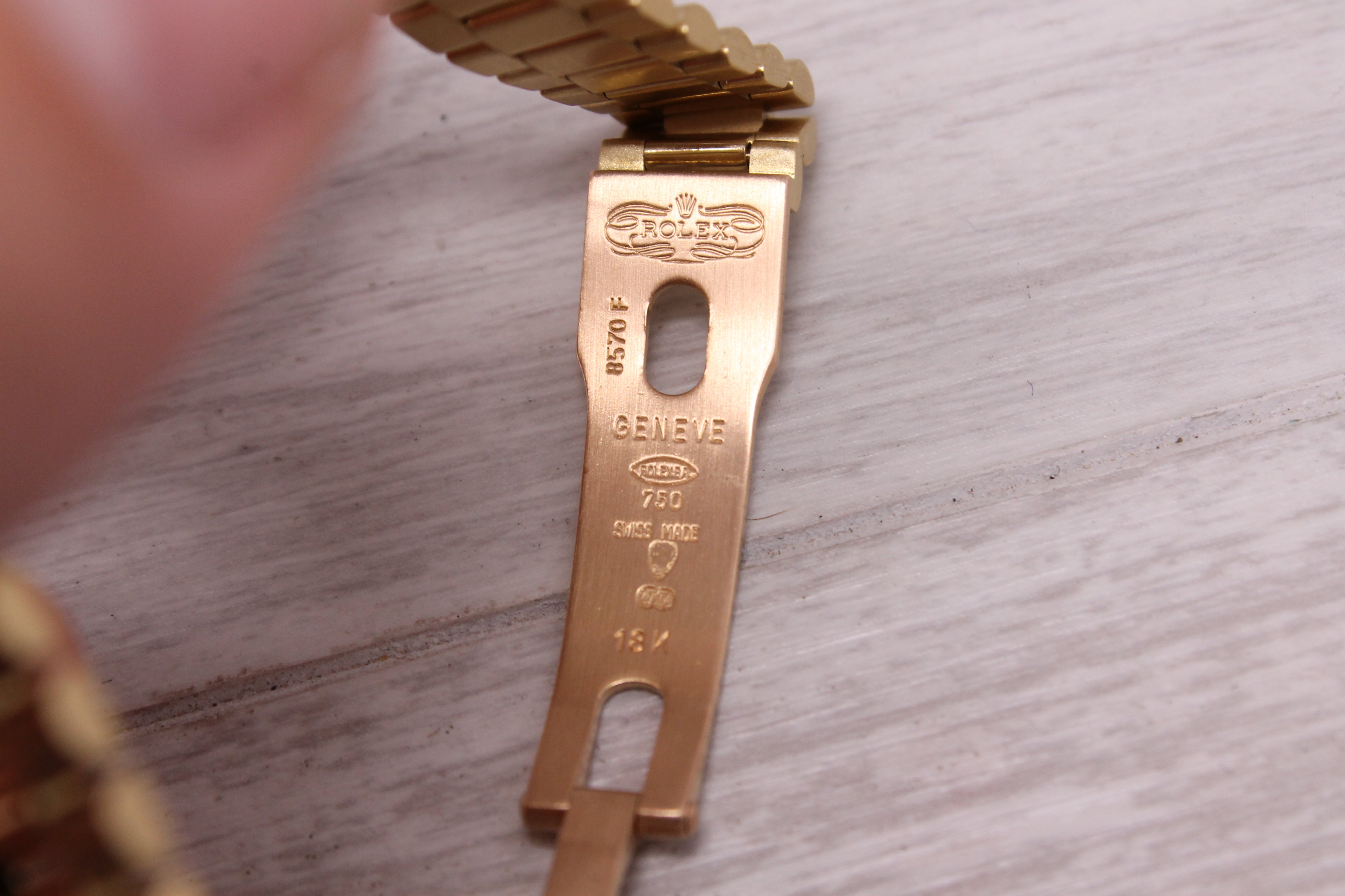 Vintage 1985 Rolex Datejust 69178 Ladies 26mm 18k Yellow Gold President Watch