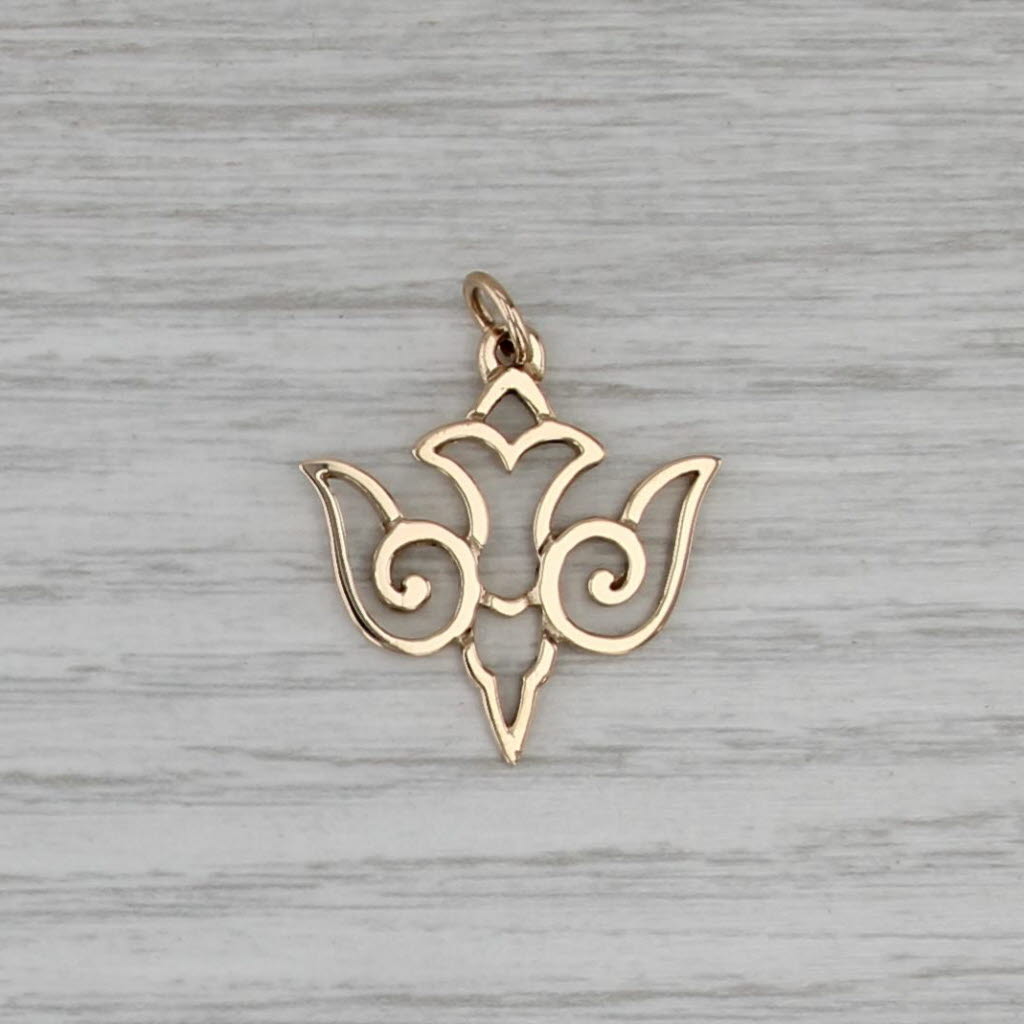 James Avery Descending Dove Pendant 14k Yellow Gold Charm