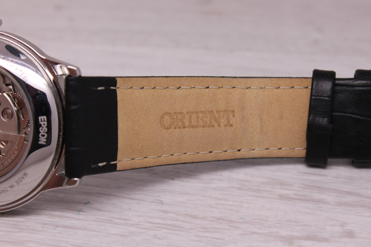 Orient Bambino Version 7 38mm Stainless Steel Automatic Watch Date RA-AC0M03S30B