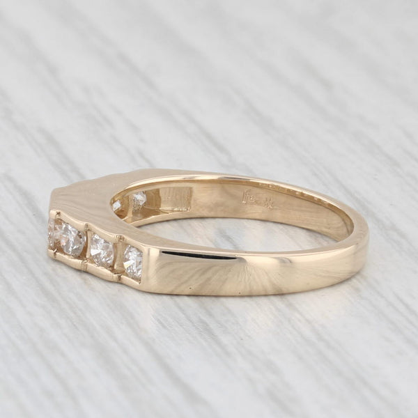 0.50ctw Tiered Diamond Ring 14k Yellow Gold Size 5.5 Stackable