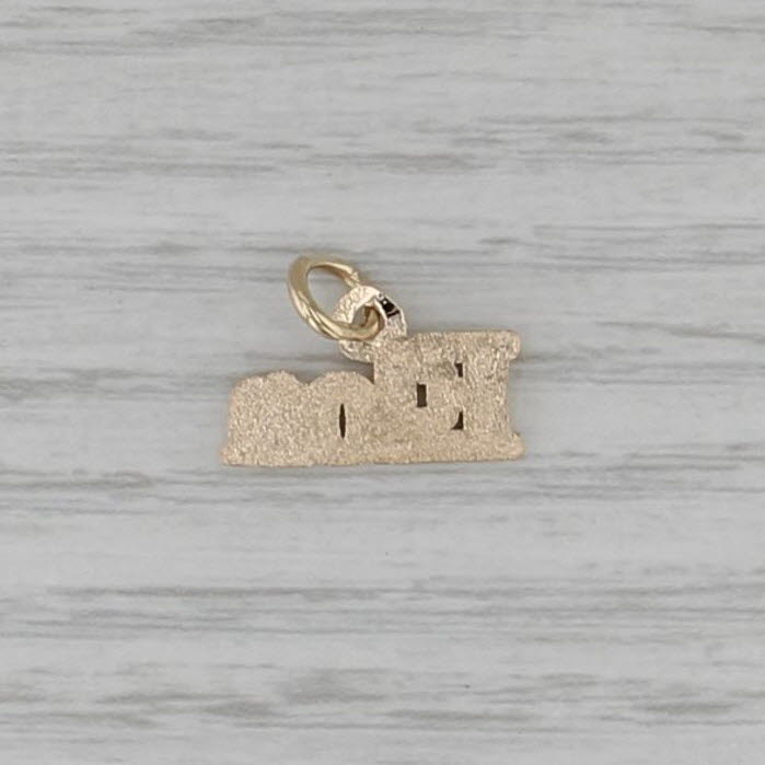 Elon University Pendant 10k Yellow Gold School Keepsake Souvenir Charm