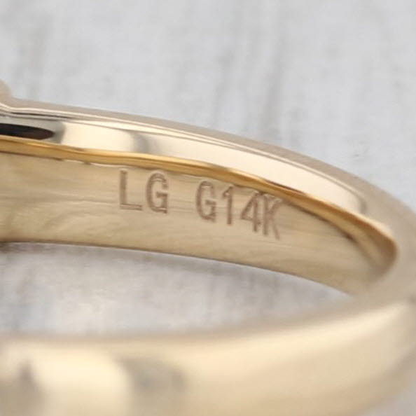 New 2.07ctw Lab Grown Diamond Wedding Band 14k Gold Size 6 Stackable Ring