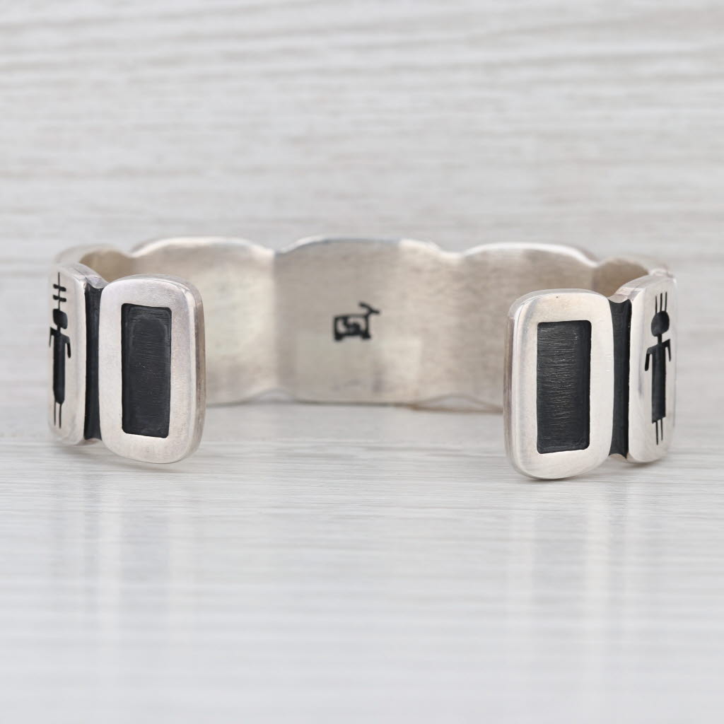 Martin & Denise Stecher Southwestern Tribal Cuff Bracelet Sterling Silver