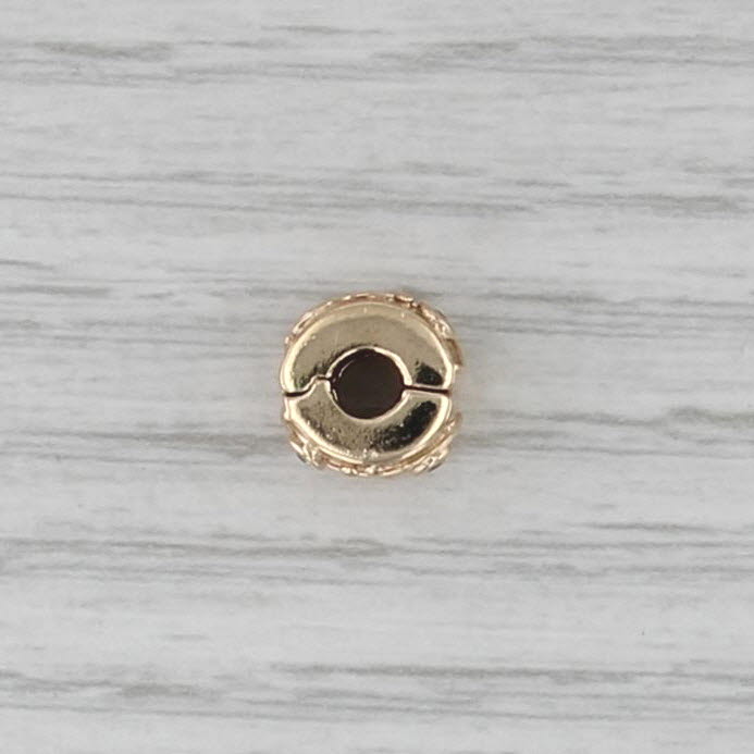 Pandora Babbling Brook Clip 14k Yellow Gold Diamond Charm 750418D