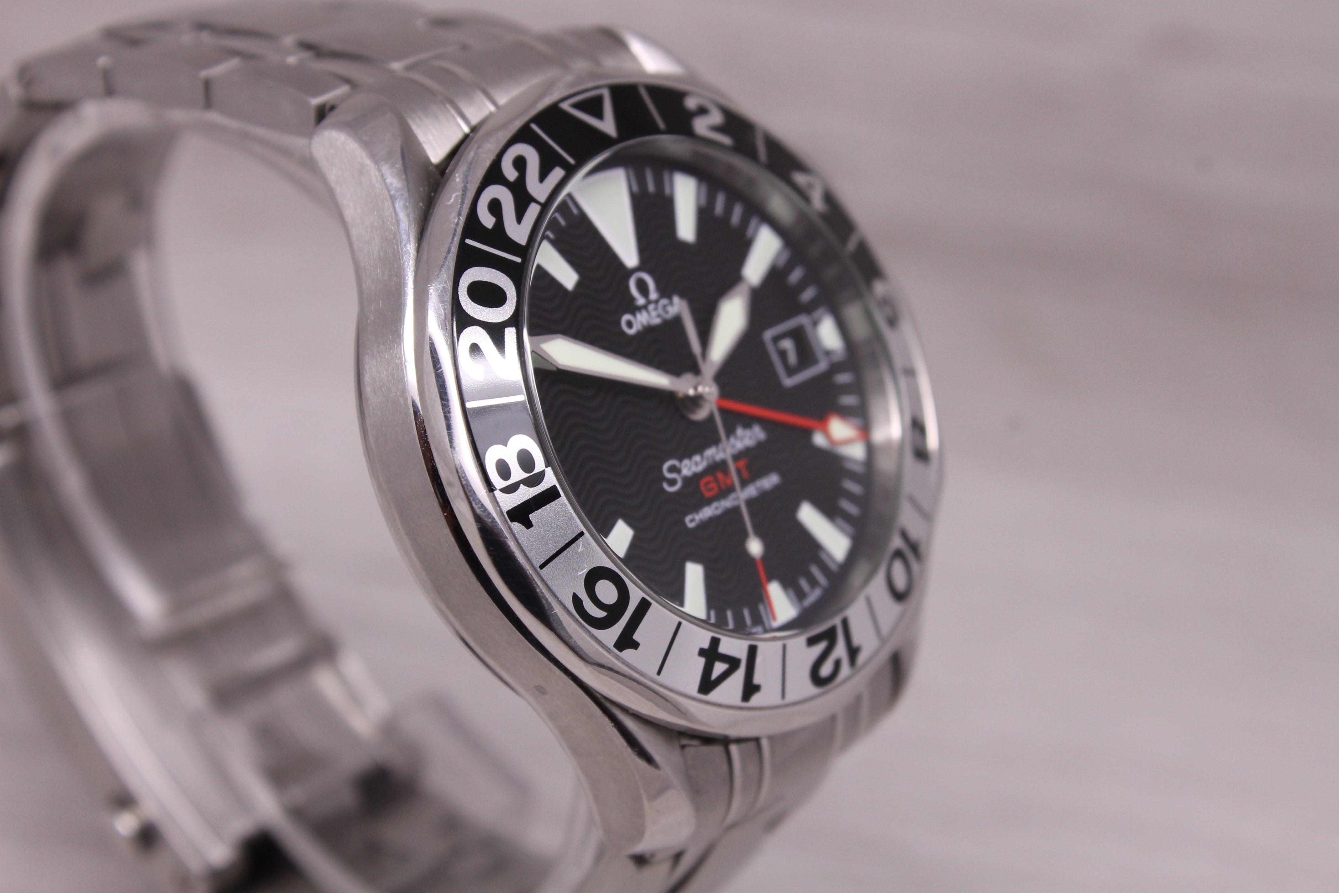 Omega Seamaster Pro GMT 50th Anniversary 41mm Steel Automatic Watch w NATO Kit